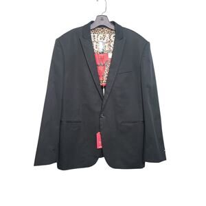 Express Chicago Bulls NBA Slim Performance Tech Blazer 44R NWT